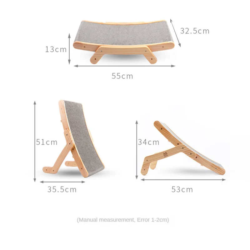 ClawCat™ - Solid Wood Cat Scratcher