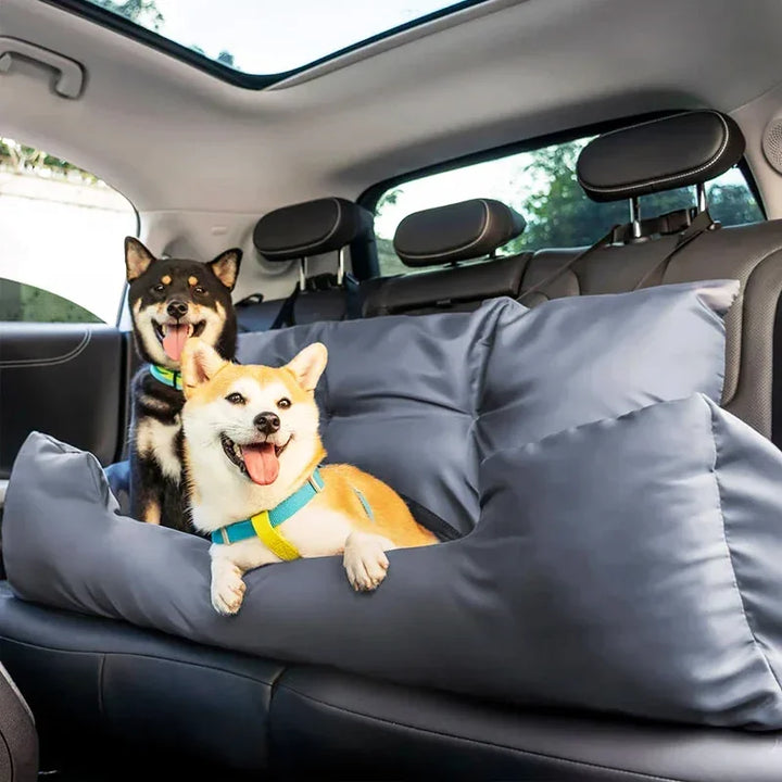 Travel Bolster Safety Dog Car Back Seat Bed DoggoTravel™