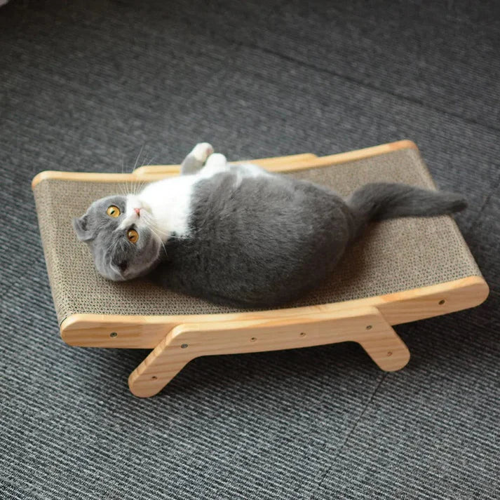 ClawCat™ - Solid Wood Cat Scratcher