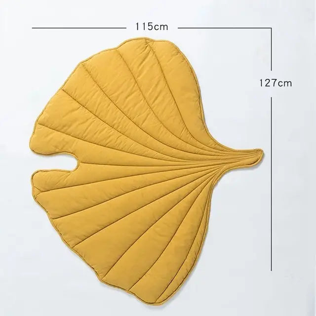 Leaf-Shaped Soft-Touch Blanket