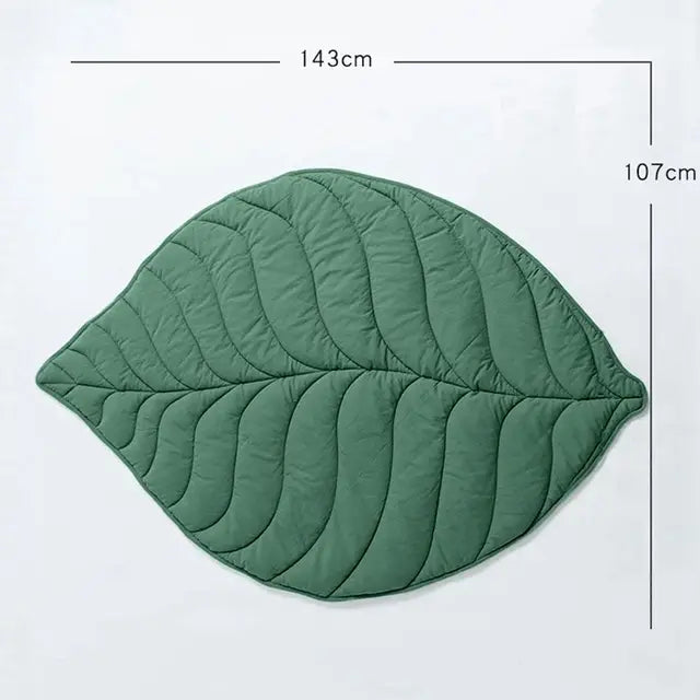 Leaf-Shaped Soft-Touch Blanket